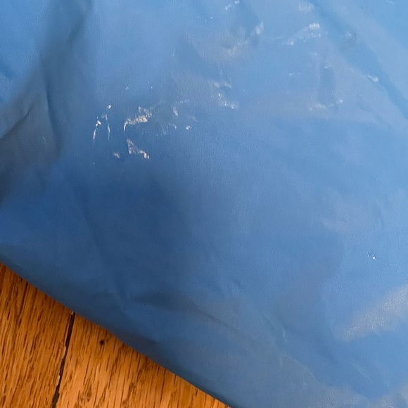 Retro Blue Yachting PVC Rain Jacket O/S - Picture 8 of 14